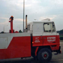 Our other recovery truck was built on a 1979 Foden Fleet Master with a 290 Cummins engine. The Foden was converted from a tractor unit to a 4x2 rigid. A few years later we then fitted a midlift and changed the drive axle for one without hub reduction. This vehicle was very successful in our recovery business until it was sold for a more modern Foden 4000.