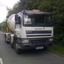 This DAF 85 series is maintained and serviced on a regular basis for a special customer, our own son Richard who runs his own business. He has since bought another concrete mixer, a Foden, which we also maintain and service at our workshop.