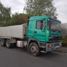 This was the last photo of this ERF EC8 before its body was removed and the chassis cab sold on.