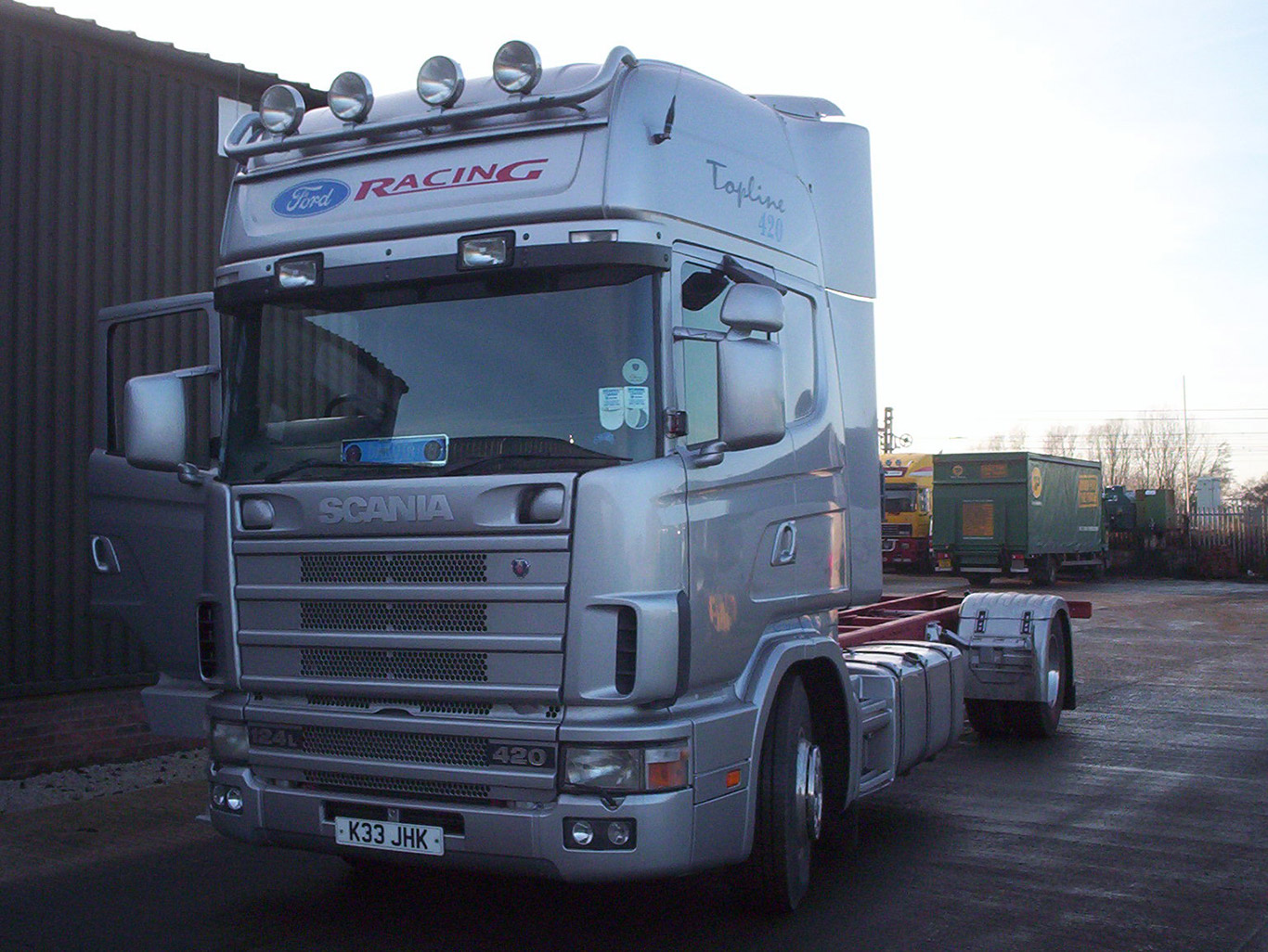 The Scania Top line chassis was extended from a tractor unit to a rigid in our workshop by our highly experience staff