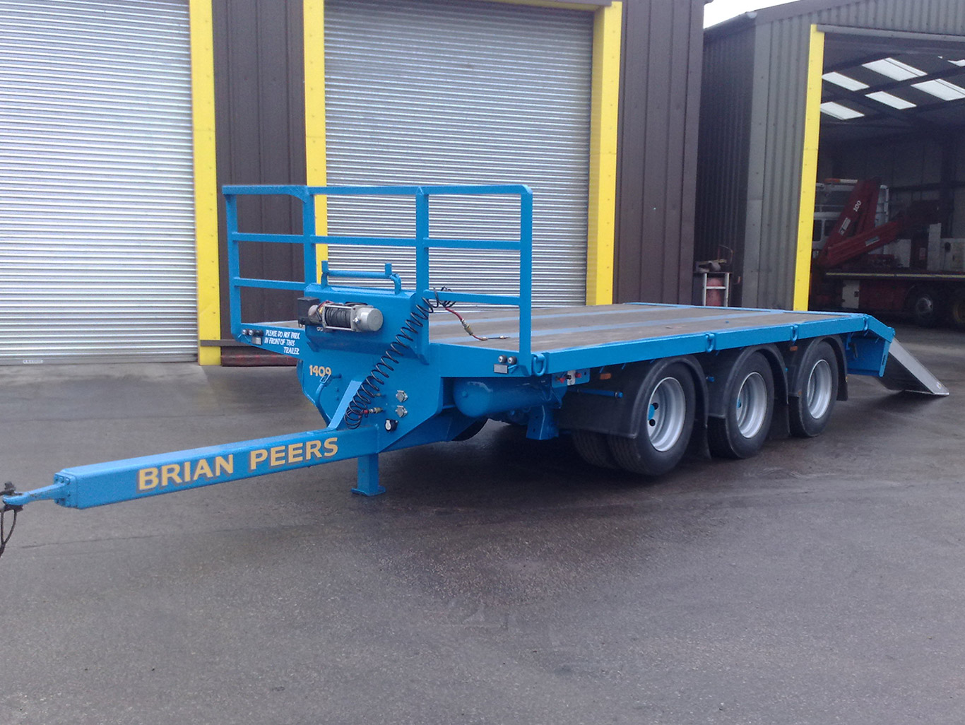 Tri Axle Draw Bar Trailer Conversion for Brian Peers
