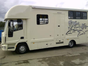 Custom Build Horse Box with Electric Wheel Chair Lift
